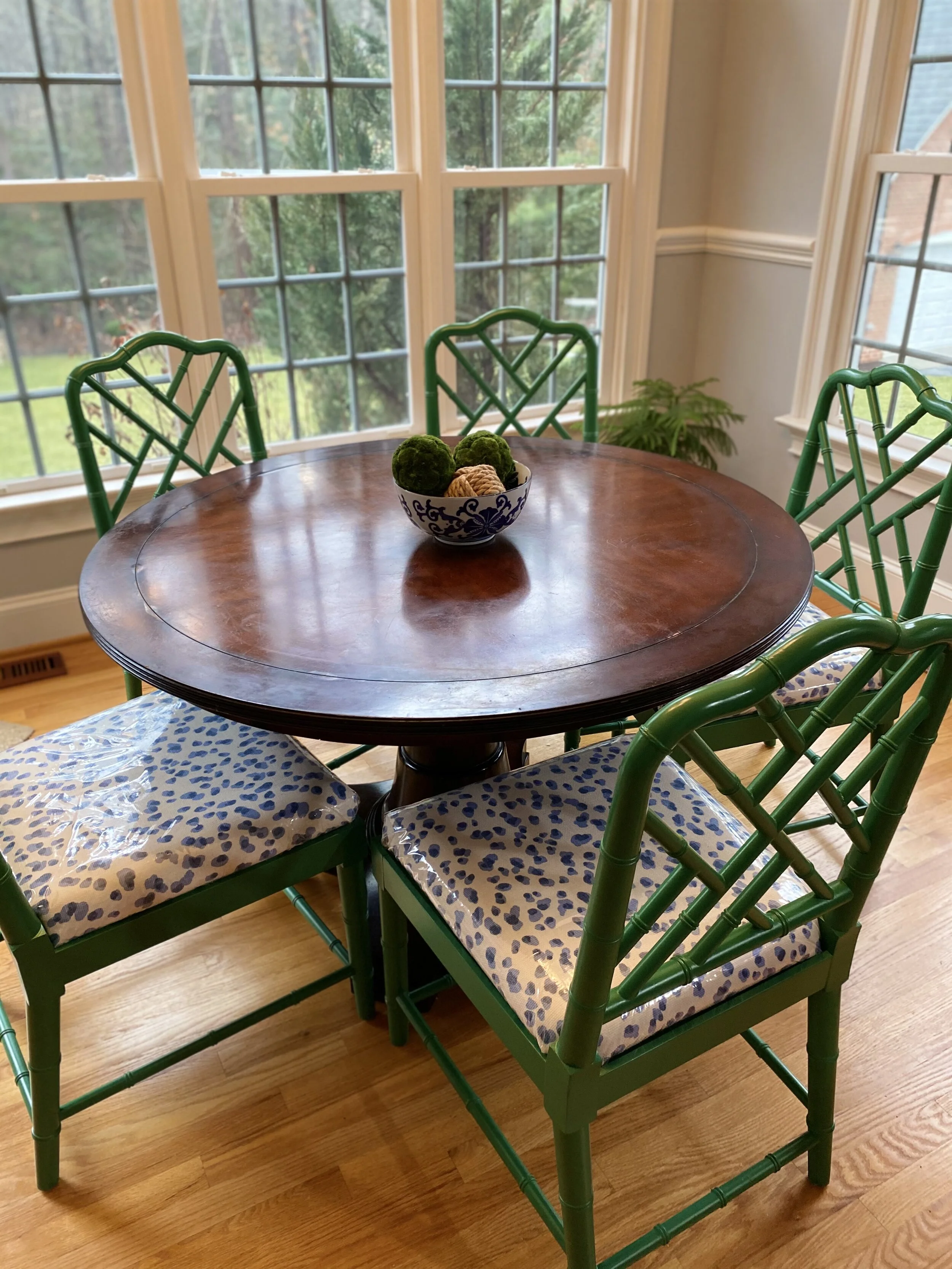 DIY Chair Upholstery Kid Proof Pineapples and Peonies